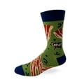 thumbnail image 3 of Fabdaz Bacon Makes Everything Better Novelty Crew Socks for Men, 3 of 3