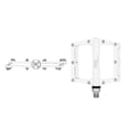 thumbnail image 5 of Pedales para bicicleta BMX 1/2 aluminio blanco blanco M, 5 of 5