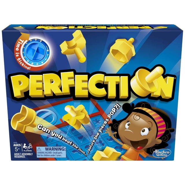 Juego de mesa Hasbro Gaming Perfection para niños mayores de 5 años Hasbro Gaming Hasbro Gaming