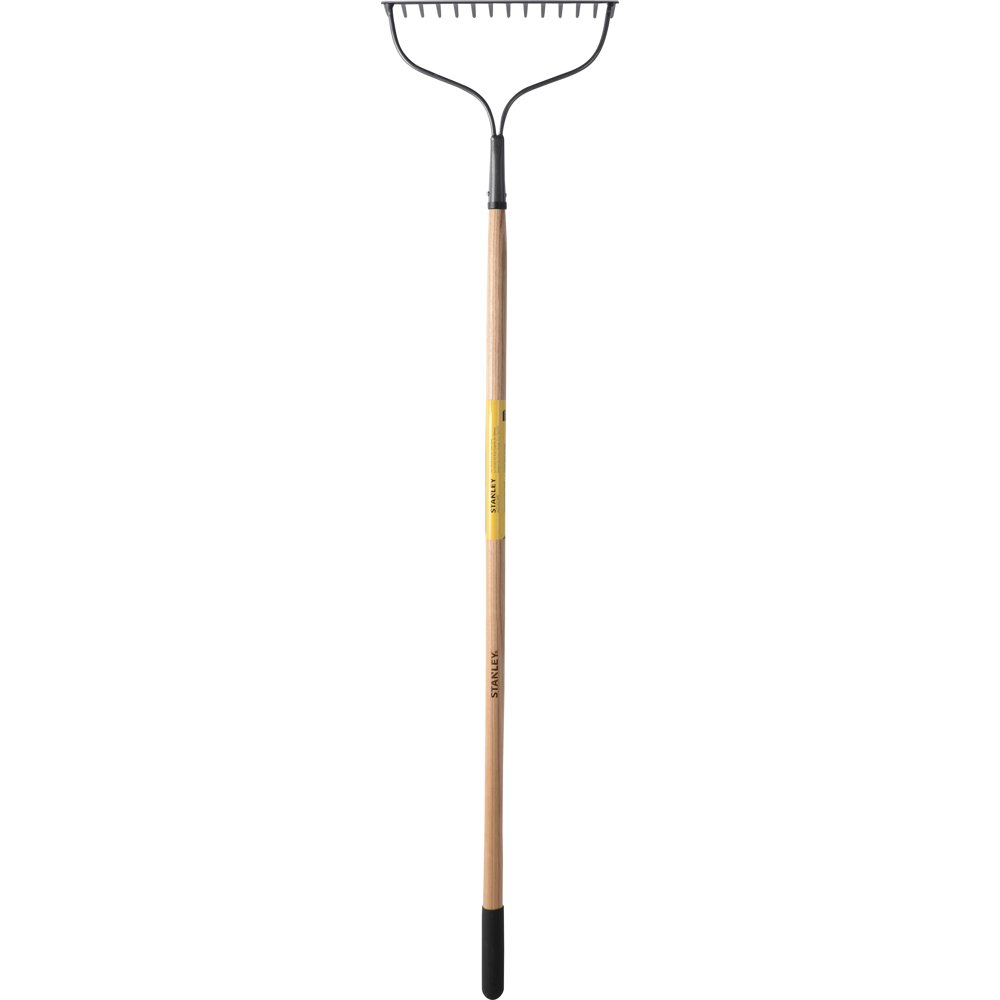 STANLEY ASH WOOD BOW RAKE LONG HANDLE