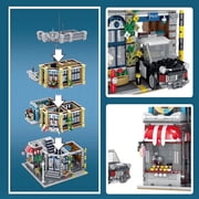 General Jim's Toys & Bricks Modular Police Station & Donut Shop, Building Blocks – 3,111 Pieces