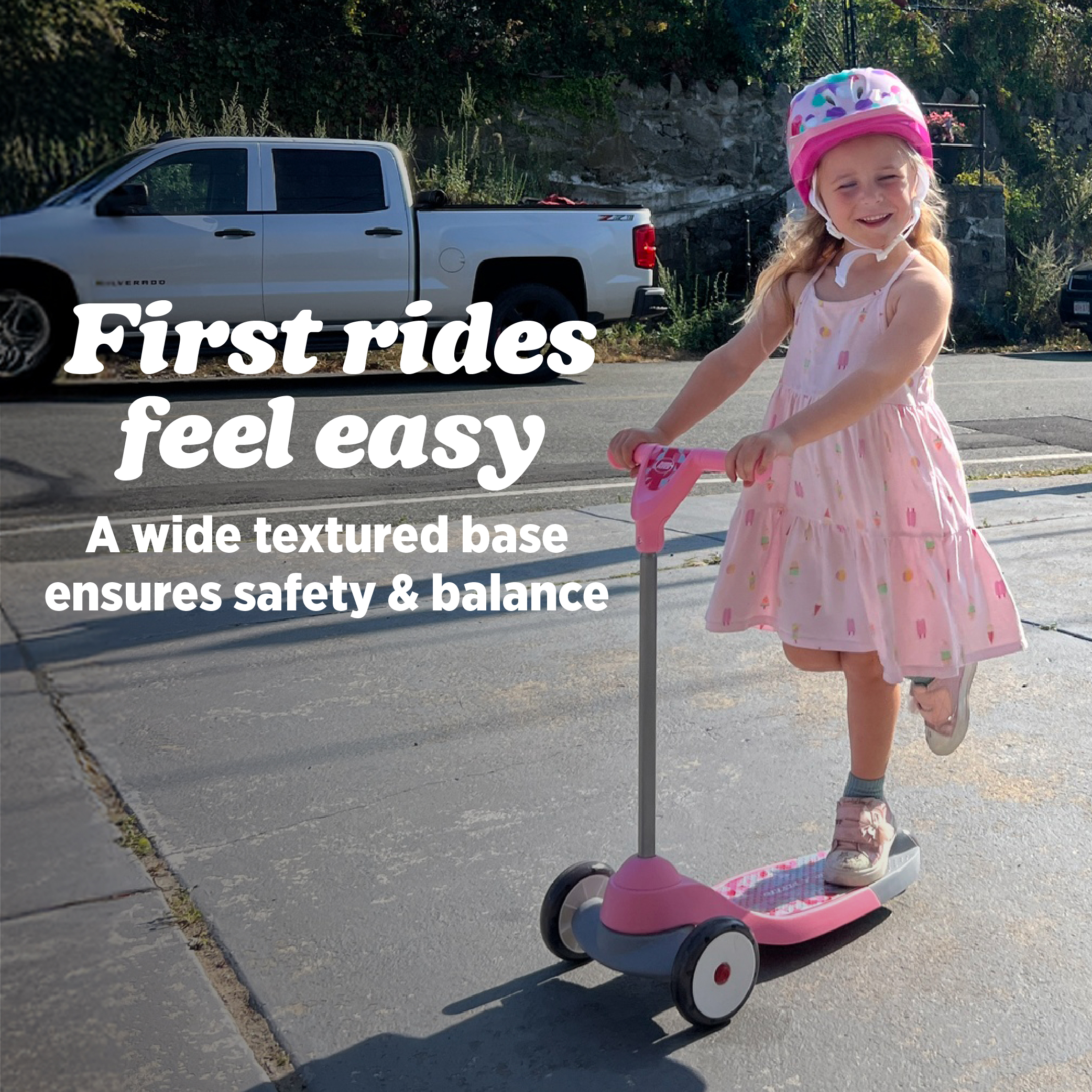 Radio Flyer My 1st Scooter Sparkle 3-Wheel, Pink photo 2