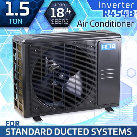 ACiQ 1.5 Ton 16 SEER2 Central Air Conditioner Unit Condenser - R454B Inverter | 18000 BTU High Efficiency AC Only