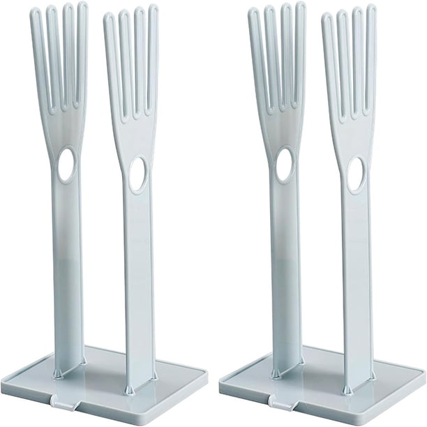 Soporte para Guantes de Cocina (2 Unidades) con Escurridor, Orificio para Toallas y Desagüe.