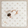 thumbnail image 3 of Comfy Cubs Premium Play Mat, Square 56"x56" - Kids & Toddler Mat, Non-Slip Bottom - Rainbow, 3 of 7
