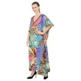 thumbnail image 3 of Miss Lavish London Kaftan Dress Women's Caftans Suiting Teens to Adult in Regular to Plus Size (Multi, XL), 3 of 5