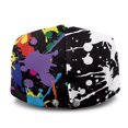 thumbnail image 3 of Chririnla Colorful Paint Splatter Newsboy Hat for Fishing Travel Daily, Polyester Retro Newsboy Forward Cap Lightweight for Men and Women, 3 of 4