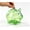 green, variant on Kid Friendly Money Bank, Small Coin Jar, Piggy Shape, for Financial Literacy, Orange