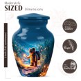 thumbnail image 2 of JAGASY Teddy bear Small Urn for Mom - Blue Mini Urn for Ashes Adult Male & Female - Fireflies Tall Grass Decorative Urns for Dad - Keepsake Memorial Urns for Parents - (3 Inch), 2 of 7