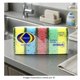 thumbnail image 5 of Fibra esponja Corazzi arcobaleno 1 paquete con 5 pzas, 5 of 5
