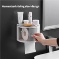 thumbnail image 3 of pitrice Non perforated tissue box for household storage (black single layer) [black], 3 of 9
