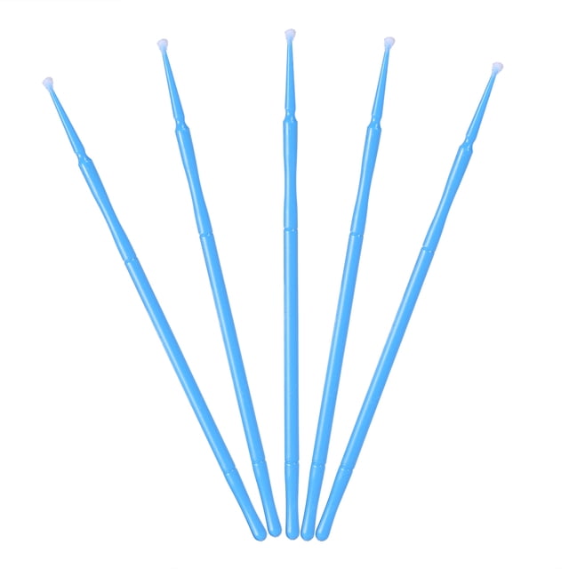 100 Pcs Brosse de Mascara Jetable d'Extension, Durable Sans Charpie, Propre et Sanitaire, 4 Couleurs Micro Brosse Jetable Micro Brosse à Cils Applicateurs Micro Brosse à Mascara Colle à Cils