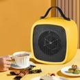 thumbnail image 5 of Hvmvliv Heaters for Indoor Use Portable Space Heater, Mini Ceramic Heater with Tip-Over and Overheat Protection, Quiet Personal Heater for Desktop, Bedroom, and Office Indoor Use Yellow, 5 of 7