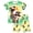 Dinosaur Skeleton, variant on WIBACKER Boys Pajamas 2 Piece Soft Comfy PJs T-shirts and Shorts Set Summer Sleepwear for Kids 3-10 Years-Fire Truck