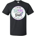 thumbnail image 3 of Inktastic Suicide Prevention- I Wear Teal and Purple for My Dad T-Shirt, 3 of 5