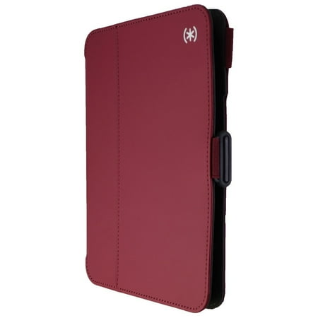 Speck - Balance Folio Case with Microban for iPad Mini 6 - Verry Berry Red / Slate Grey