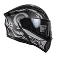 thumbnail image 3 of Casco Abatible Para Moto Kov Cyborg Gris/ Negro Talla L KOV Cyborg, 3 of 3