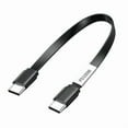 thumbnail image 6 of USB C Fast Charging Cable Flat Silicone Wire 100W Powerful Support Fast Data Transmission Type C Cord, 6 of 7