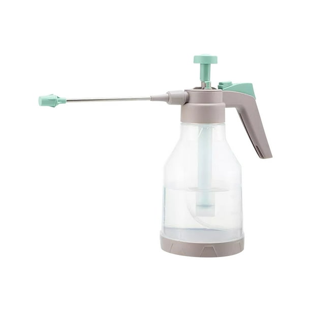 Regadera espesa de 1,5 l, botella rociadora de liberación automática, para jardinería doméstica, regadera neumática de alta presión, rociador de desinfección de regadera.