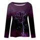 thumbnail image 4 of Camisas Para Mujer Moda Manga Larga Cuello Redondo Blusa Estampada Otoño Causal Pullover Tops Odeerbi ODB127845, 4 of 4