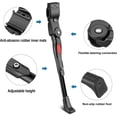 thumbnail image 2 of Support Latéral en Alliage d'Aluminium Réglable pour Vélo (Noir) 2 Pièces, 2 of 5