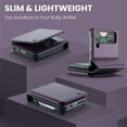 thumbnail image 7 of SaniMore for Samsung Galaxy Z Flip 4 Wallet Case, RFID Blocking PU Leather Kickstand Credit Slots Flip Folio Protective Case, Double Magnetic Clasp Durable Shockproof Cover for Z Flip 4, Purple, 7 of 7