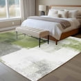thumbnail image 4 of Sage Green Ombre Area Rug 5x7 FT, Non Slip Bedroom Throw Carpet, Vintage Shabby Abstract Plaid Art Washable Soft Floor Carpet Non-Shedding Rug for Dining Room Bedside Classroom Desk, 4 of 9