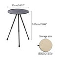 thumbnail image 3 of Camping Round Table Outdoor Tourist Portable Folding Lightweight Aluminum Alloy Self-Lifting Table Outdoor Supplies, 3 of 8