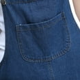 thumbnail image 5 of Monfince Women Casual Sleeveless Denim Spaghetti Loose Long Denim Blue Overalls Jeans Dress, 5 of 9