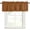 Brown, variant on Sky Blue Gingham Kitchen Valances for Windows, Modern Minimalist Geometric Plaid Bathroom Window Valances 42x12 Inch Rod Pocket Window Treatments Valance Curtains for Living Room Bedroom Decor