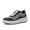 BLACK/WHITE, variant on Women's Platform Fashion Sneakers Comfortable Chunky Casual Shoes Black/White Size 7