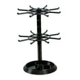 thumbnail image 1 of 2 Tier Earring Organizer Hanging Rack Storage Holder Lightweight Rotating Jewelry Display stand rack for Dresser Showcase shops Watch Small Round, 1 of 8