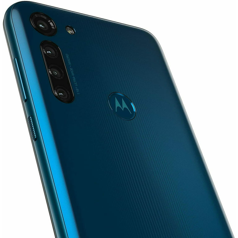 Motorola Moto G8 Power XT2041-1 64GB Hybrid Dual SIM GSM Unlocked Android  SmartPhone, Capri Blue (Used)