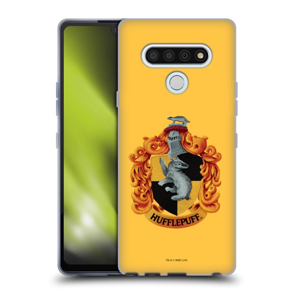 Head Case Designs Officially Licensed Harry Potter Chamber Of Secrets I Hufflepuff Crest Soft Gel Case Compatible with LG Stylo 6