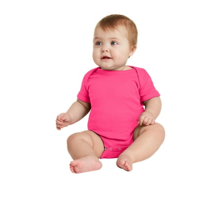 

Infant Baby Rib Bodysuit - RASPBERRY - 6MOS