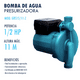 thumbnail image 2 of Bomba Presurizadora Rotoplas Grs15/11-z 1/2 Hp 110v, 2 of 2
