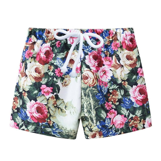 Pantalones Cortos De Entrenamiento Deportivo Para Niños, Pantalones Cortos Estampados Informales De Verano Para Niños, Pantalones De Playa Con Cintura De Goma Odeerbi LM103-1853