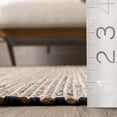 thumbnail image 5 of nuLOOM Roimata Casual Cotton Blend Area Rug, 5' x 8', Natural, 5 of 9