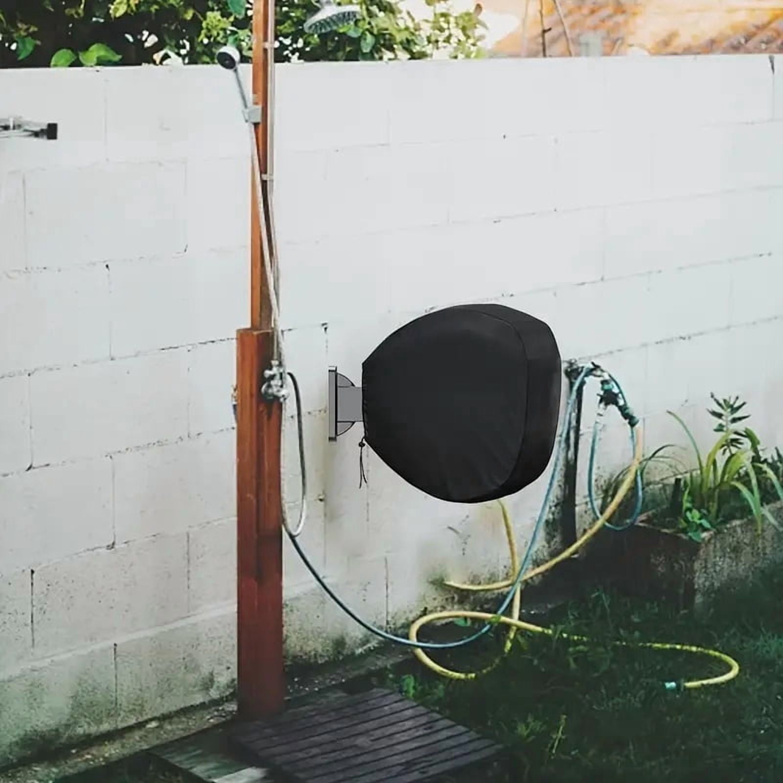 Square Garden retractable Hose Reel Cover - Oxford Fabric Material - Bottom Drawstring Closure Design(Cover Only)