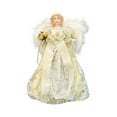 thumbnail image 2 of Christmas Tree Topper 12" Angel Tree Topper Angel Topper for Christmas Tree Christmas Decorations for Holiday Home Indoor Yellow Dress, 2 of 8