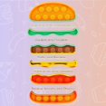 thumbnail image 4 of Juguetes antiestrés Fidget Pop Popper Push para autismo, necesidades especiales, alivio del estrés de silicona, alivio de la presión, apriétalo para niñas y niños (hamburguesa, papas fritas, helado), 4 of 5