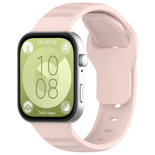 Premium Silicone Sports Watch Band - Sweat-Proof, Adjustable & Wide Compatible with Smartwatch