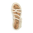 thumbnail image 4 of SAM EDELMAN Womens Ivory Strappy Padded Cristan Round Toe Block Heel Espadrille Shoes 10 M, 4 of 4