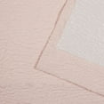 thumbnail image 4 of Nicole Miller Textured Matelassé Hidden Tab/Rod Pocket Top Light Filtering Curtain Panel Pair, 50"x96", Blush, 4 of 7