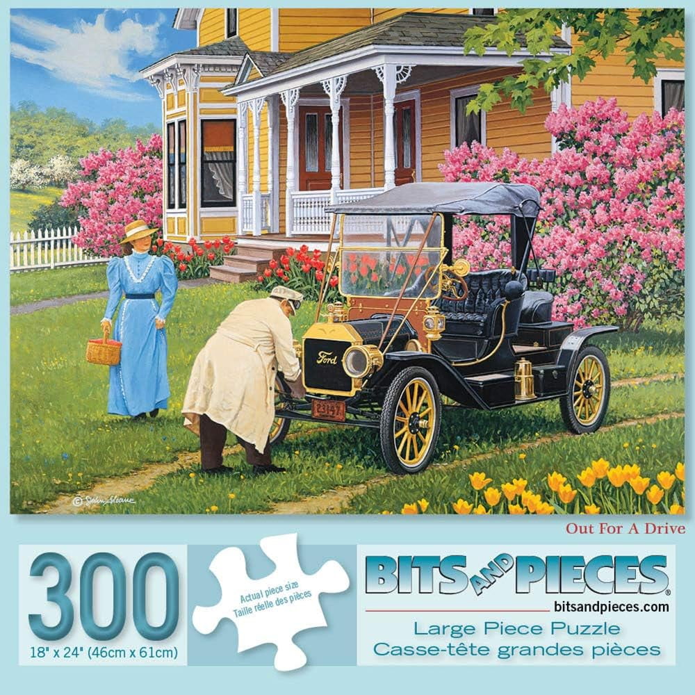 Bits And Pieces Jigsaw Puzzles Classic Summer 300 Piece Set of 3 18" x 24"
