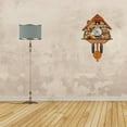 thumbnail image 5 of Black-Forest Cuckoo Clock Cuckoo Wall Clock with Moving Train Home Decor Clock, 5 of 6