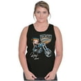 thumbnail image 4 of Biker Betty Boop Choppers Motorcycle Tank Top Tee Shirt Women Brisco Brands S, 4 of 5