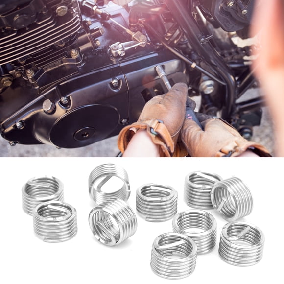 Khall Thread Reducing Nut,10Pcs Thread Inserts Male Female Reducing Nut Repair Tool Stainless Steel Fastener M16x2,Thread Repair Tool