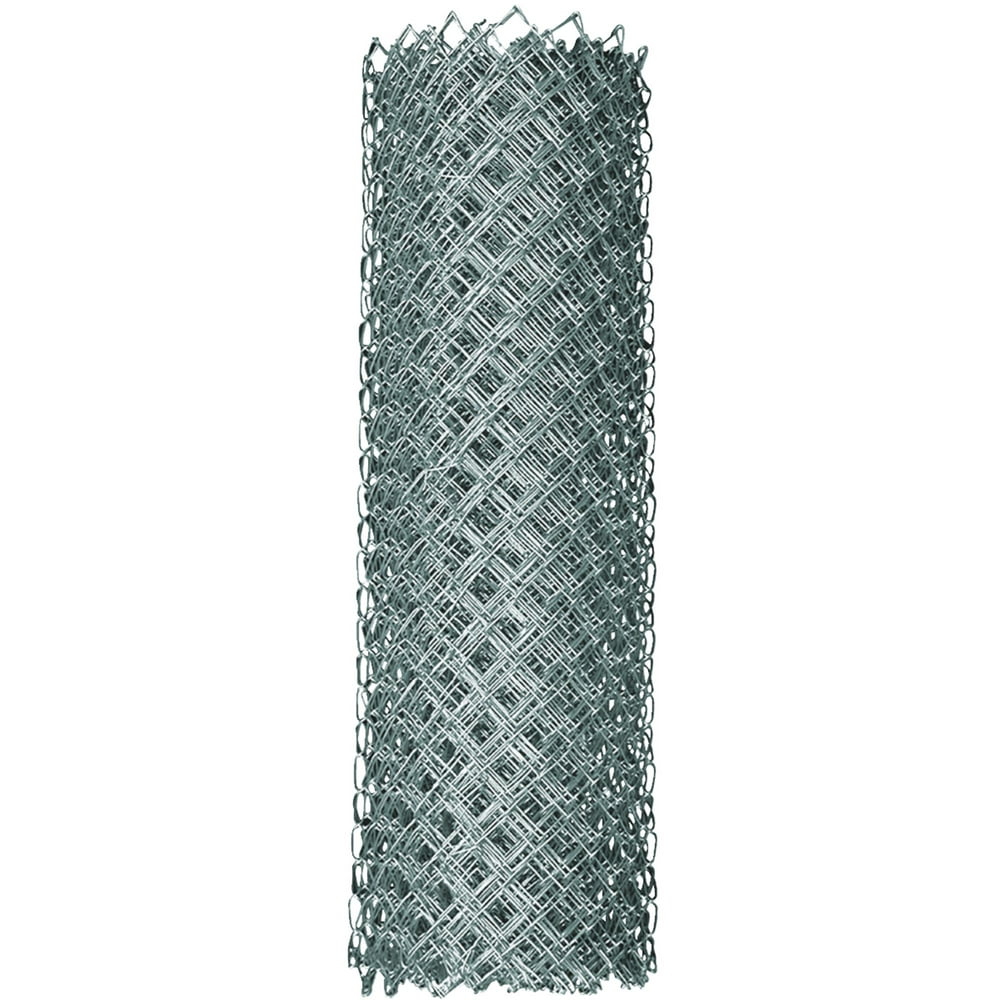 MIDWEST AIR TECHNOLOGIES Chain Link Fence Fabric, Galvanized, 12.5-Ga ...
