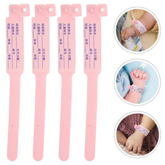 LOLIPPYY 100 Assorted Color ID Wristbands for Kids Comfortable Medical Identification Pack